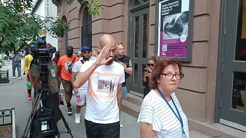 The #OsheaSibley #oshaesibley Candlelight Vigil at the @LGBTCenterNYC 8/5/23 #justiceforosheasibley