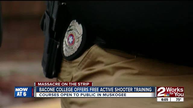 Bacone College offers Free Active shooter training