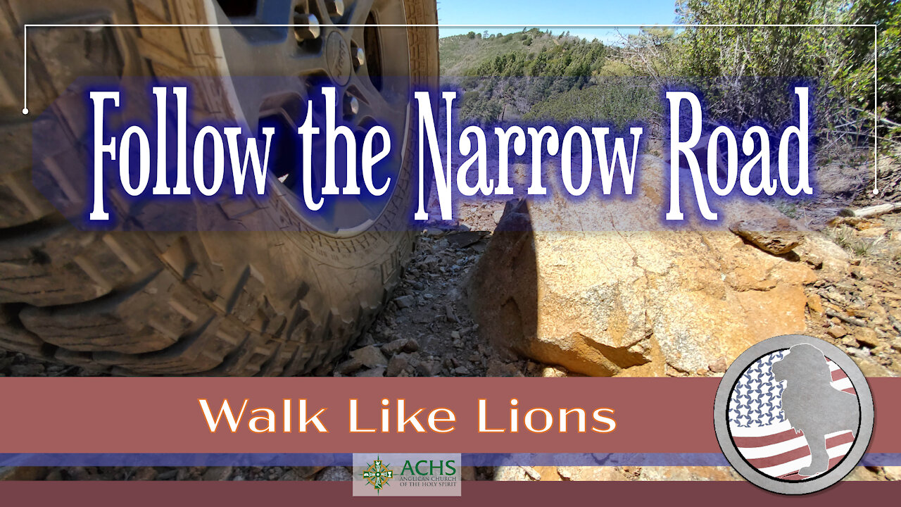 "Follow the Narrow Road" Walk Like Lions Christian Daily Devotion with Chappy July 14, 2021