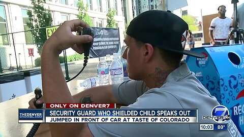 Security guard injured while protecting child after vehicle crashed into Taste of Colorado Sunday