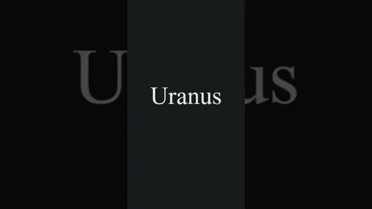 How to pronounce UrAnus