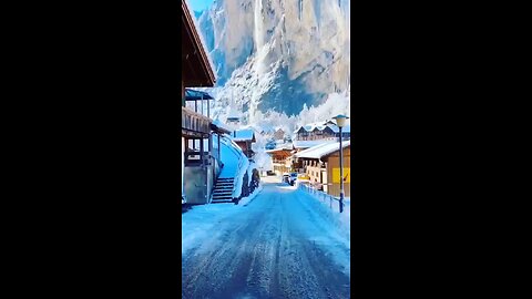 Snowman in Switzerland