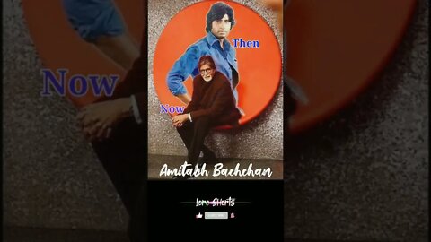 Amitabh Bachchan | Holi festival Song | Then & Now #loreshorts #shorts
