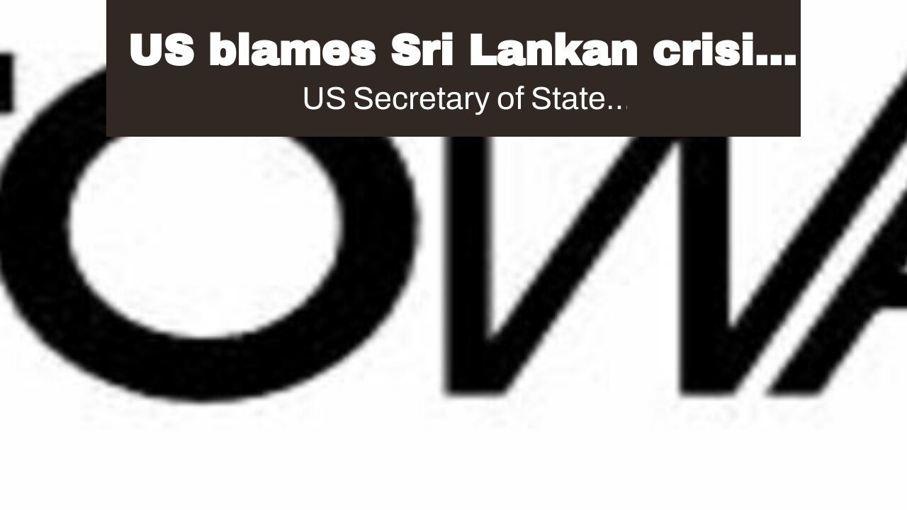 US blames Sri Lankan crisis on Russia