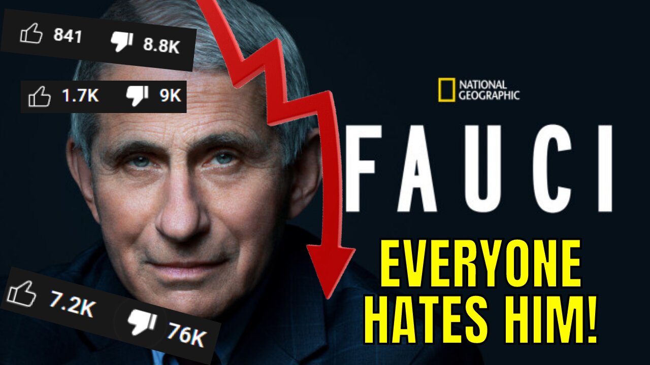 Fauci Movie On Disney Plus Gets ROASTED And Bombed With Dislikes! | EVERYONE Hates This Evil Man!