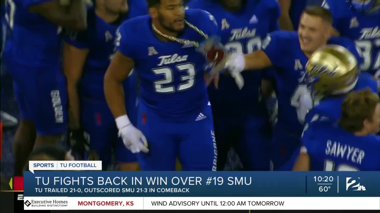 TU wins in comeback fashion over SMU