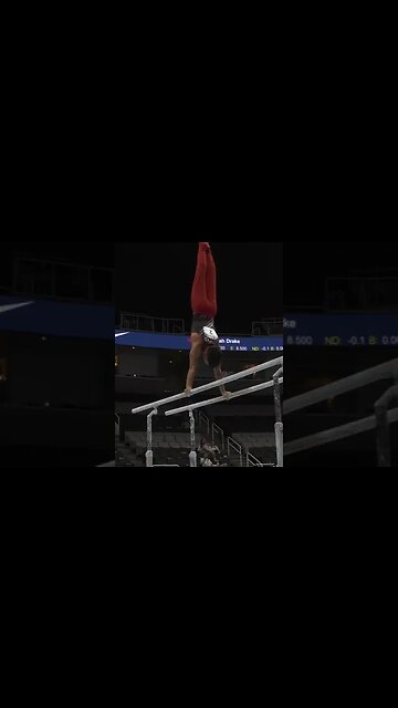 Yul Moldauer on Parallel Bars - 2023 Xfinity US Championships Senior Men Day 1 #shorts