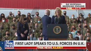 Jill Biden Tells Joe: ‘Pay Attention’ During Speech