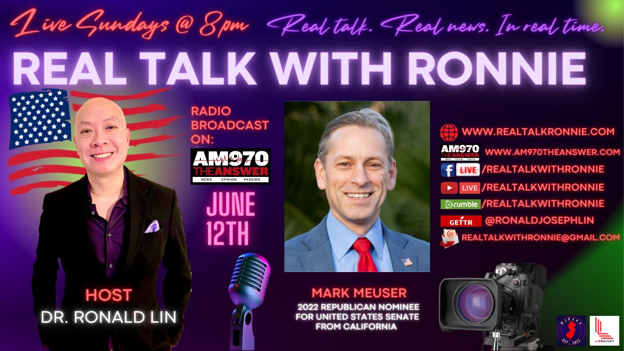 Real Talk With Ronnie - Special Guest: Mark Meuser (6/12/2022)