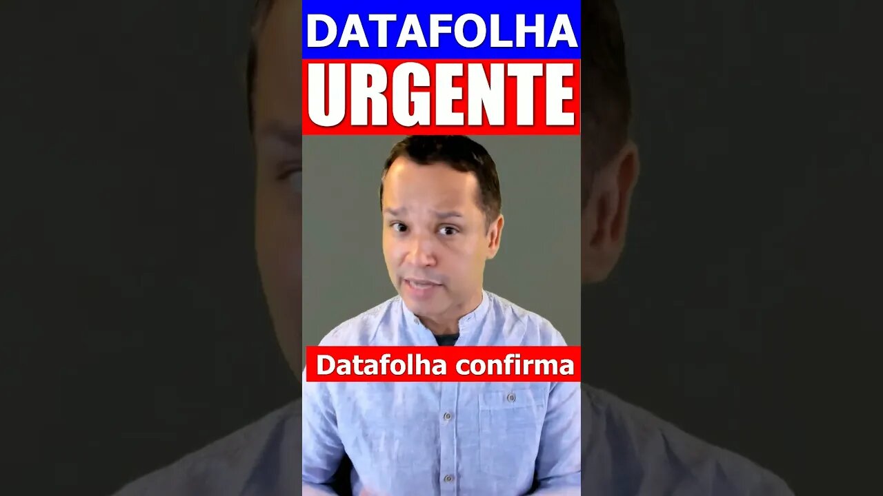 DATAFOLHA confirma! #datafolha #eleições2022 #lula2022