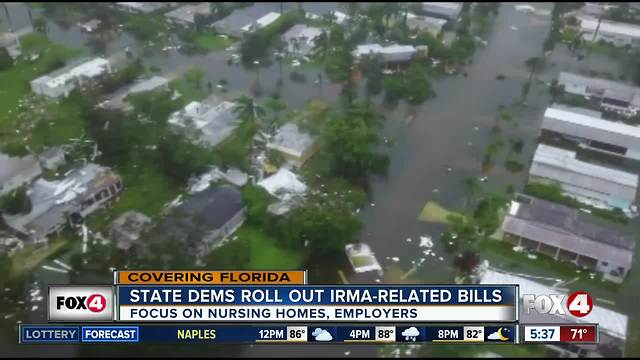 FL Dems roll out package of Irma-related bills