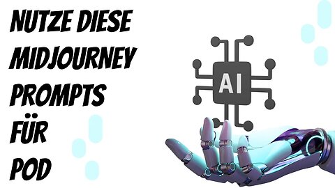 Nutze diese Midjourney Prompts um POD Designs zu erstellen! - Print on Demand und ohne Hintergrund