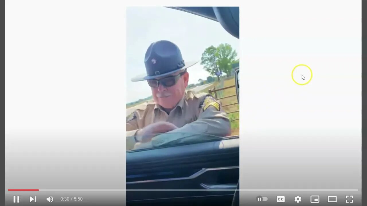 Tough Guy Sheriff Sgt Harasses A Guy For Tattoos - And Expired Plates