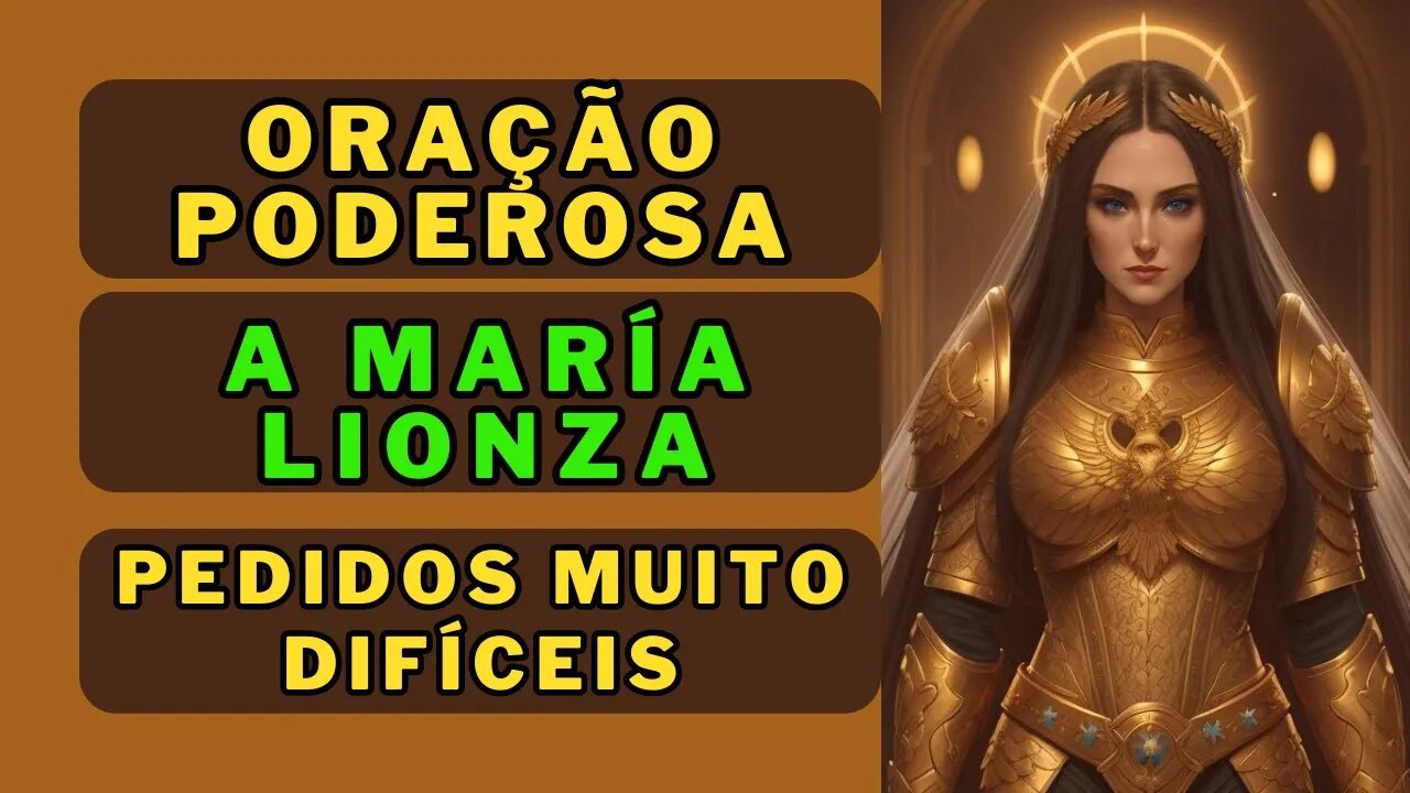 ✝️ORAÇÃO PODEROSA 🌹A MARÍA LIONZA PARA PEDIDOS MUITO DIFÍCEIS🙏