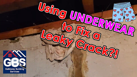Using Underwear to Fix a Leaky Crack?!