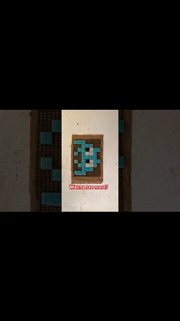 Making my first Space Invader 👾 or metAIntruder… #spaceinvaders #metAintruder #street-art