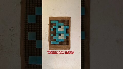 Making my first Space Invader 👾 or metAIntruder… #spaceinvaders #metAintruder #street-art