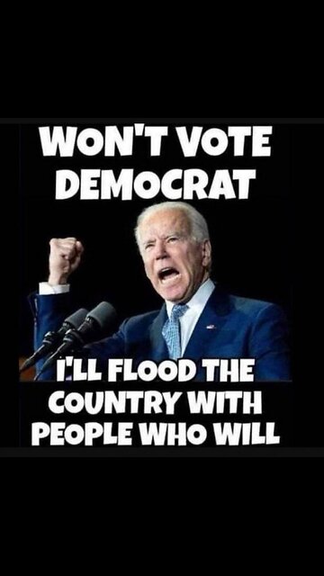 why liberal democrat cult border czar kamala let illegals in if democrat zombie joe had 81M votes???