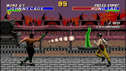 Ultimate Mortal Kombat Trilogy (Genesis) - Johnny Cage MKT - Hardest - No Continues