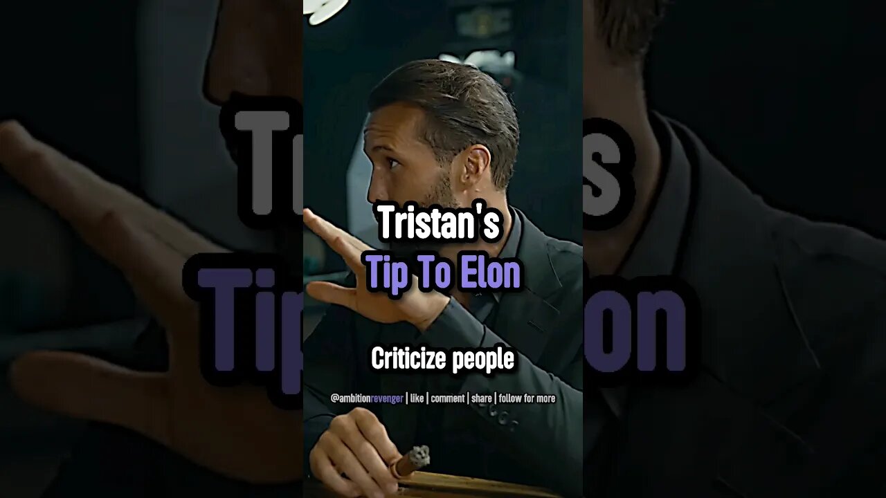 Tristan's Tip To Elon