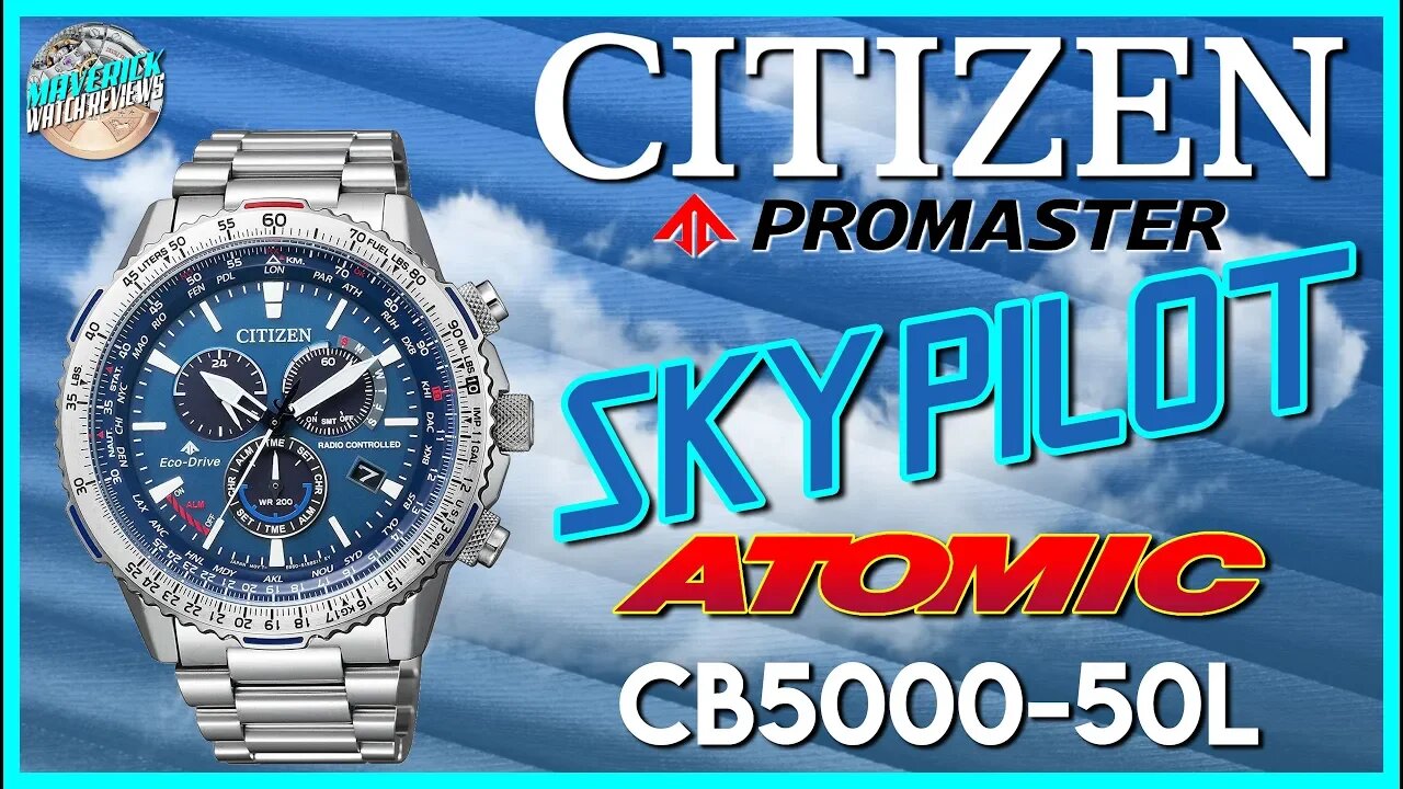 Brilliant Blue! | New Citizen Promaster Sky Pilot 200m Atomic Quartz CB5000-50L Unbox & Review