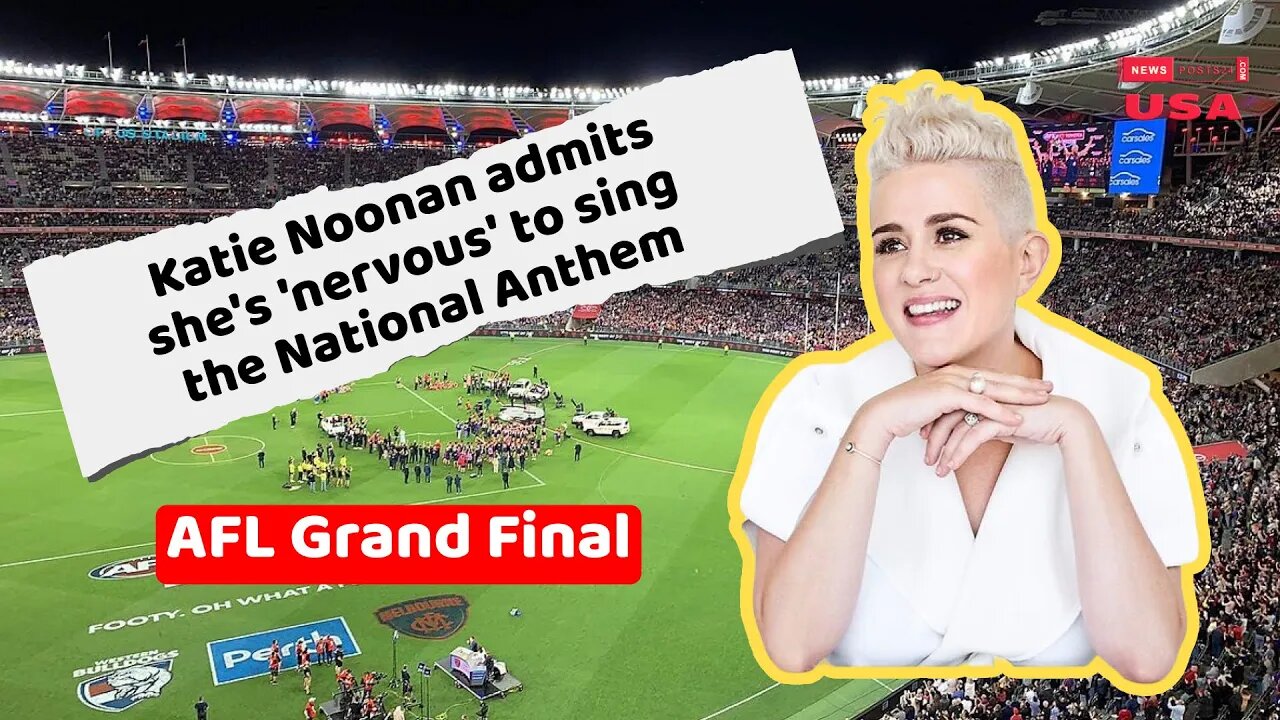 Katie Noonan admits she's 'nervous' to sing the National Anthem at the AFL Grand Final