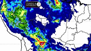 Chuvas avançam para Brasil central. Granizo e ventos fortes no Sul