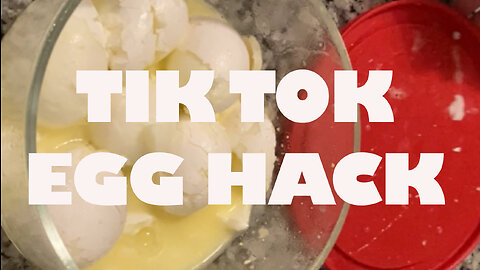 Egg Peeling Hack from TikTok