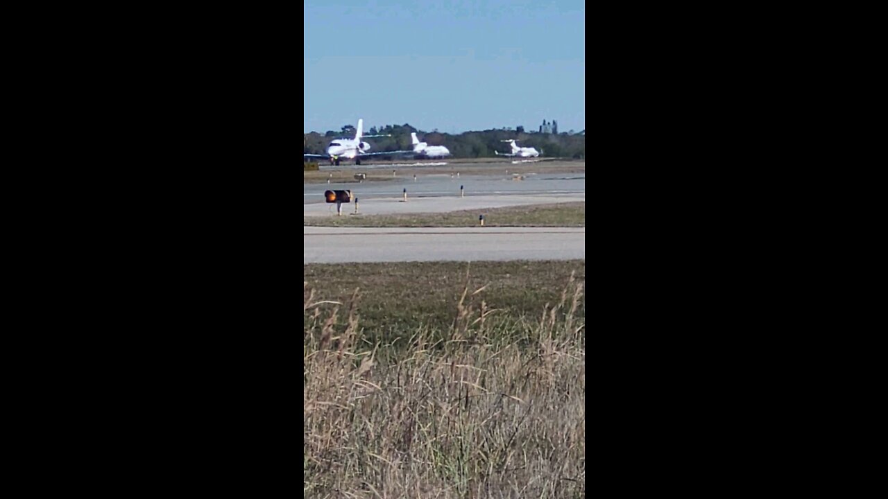 Airplane watching at Sarasota Airport