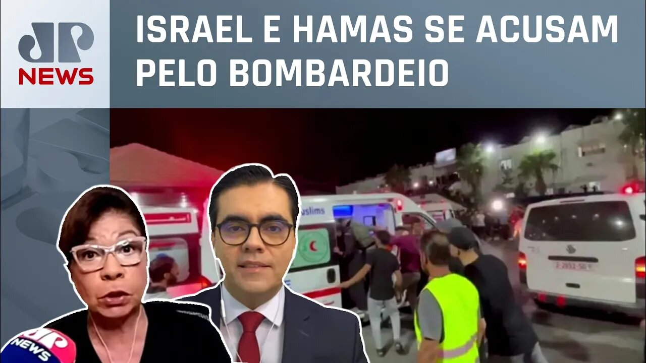 Kramer e Vilela comentam guerra de narrativas envolvendo ataque a hospital em Gaza