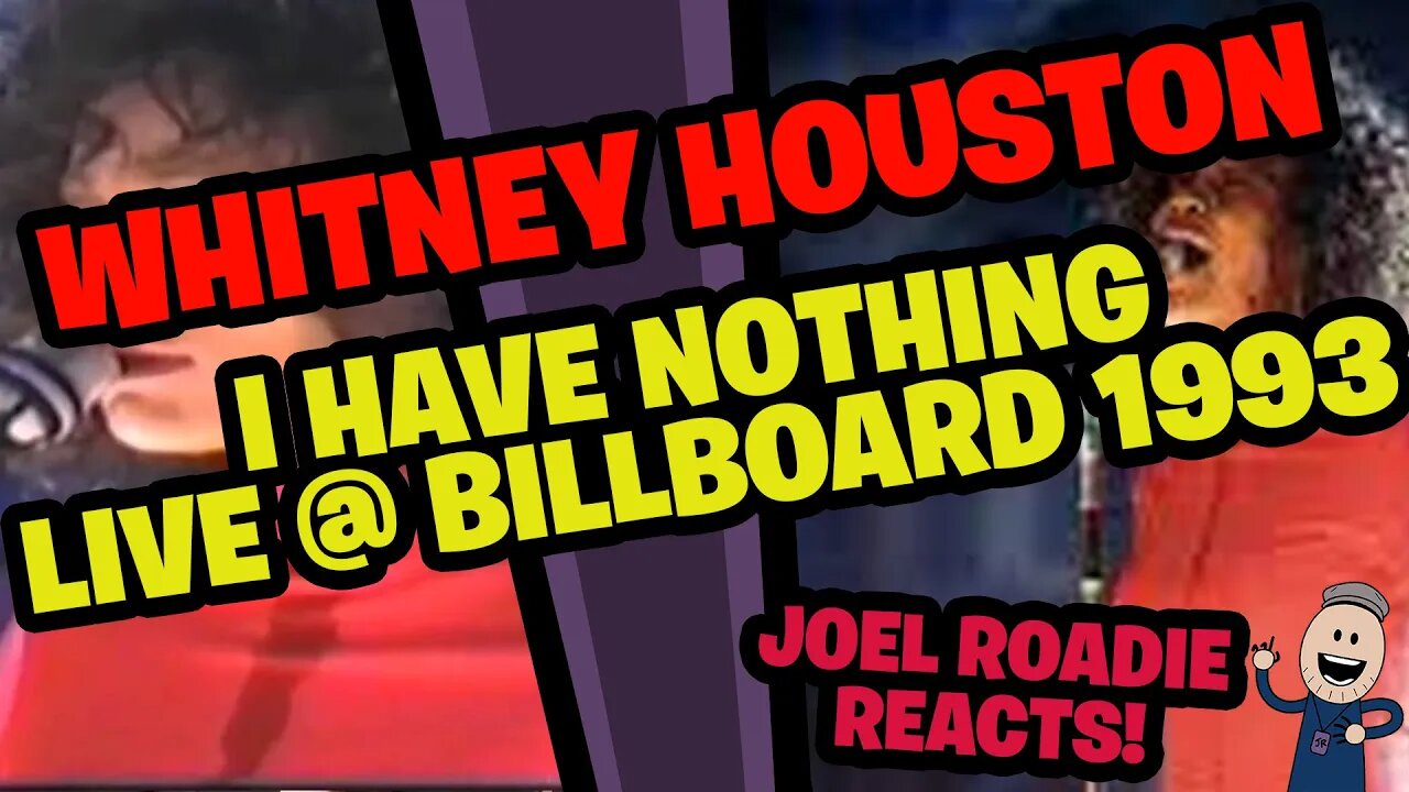 Whitney Houston | I Have Nothing (Live @ Billboard) - Roadie Reacts