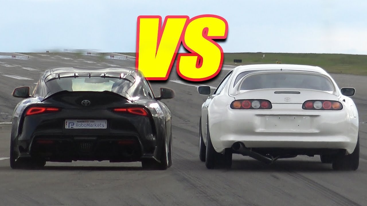 TOYOTA SUPRA MK4 vs NEW SUPRA MK5 - ACCELERATION SOUND