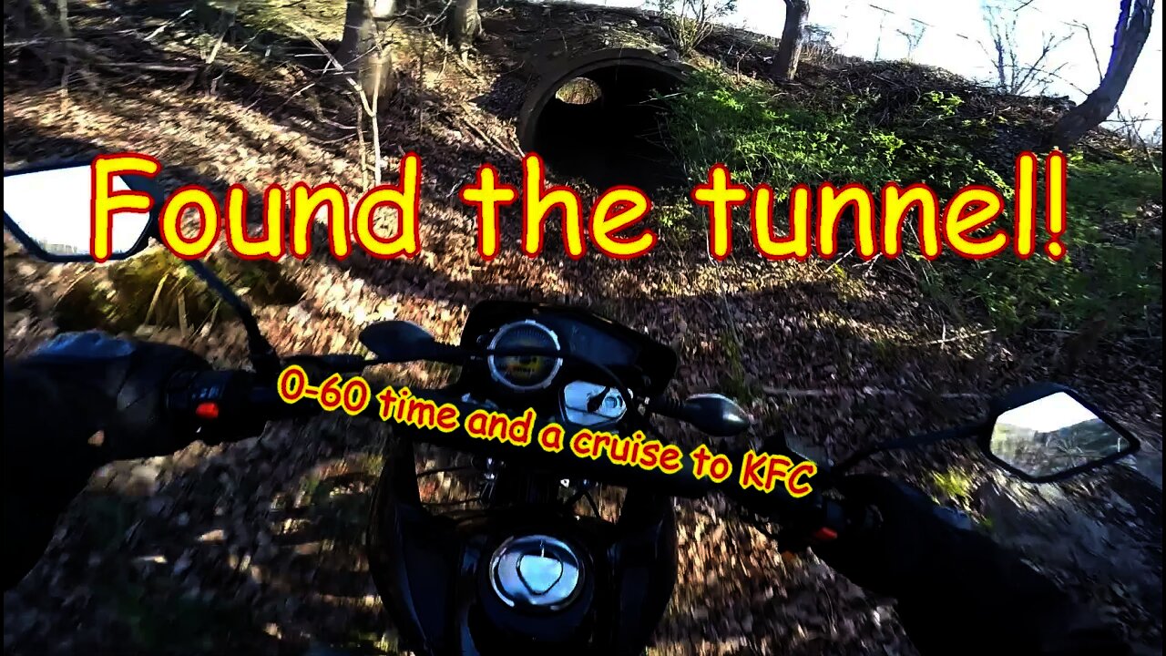 [E25] Hawk 250 enduro, No Vee, Found that tunnel, 2nd 0-60 time and KFC on the dual-sport