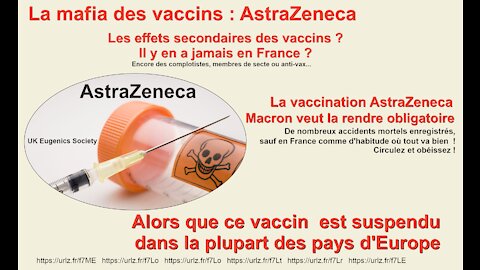 Covid 19 : Olivier VERAN affirme que la France continue avec le vaccin AstraZeneca !
