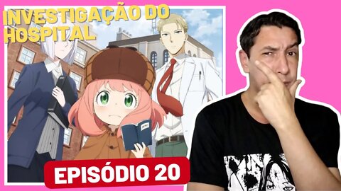 React SPY x FAMILY Episódio 20 PTBR | Investigação do hospital geral | Código secreto