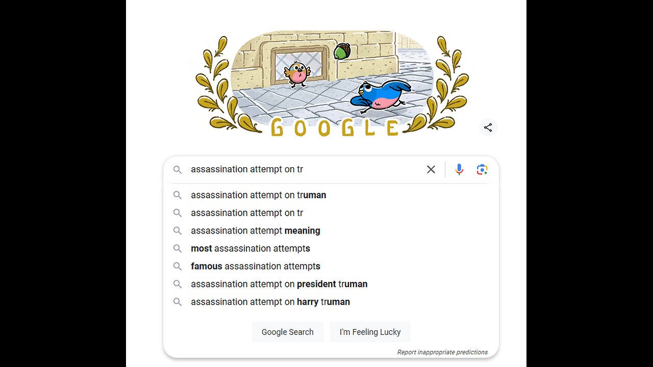 7/28/2024 Google Censors Trump Assassination Attempt from Search