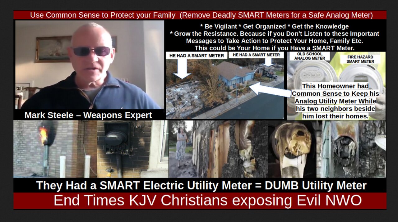 Use Common Sense to Protect your Family (Remove Deadly SMART Meters for a Safe Analog Meter)