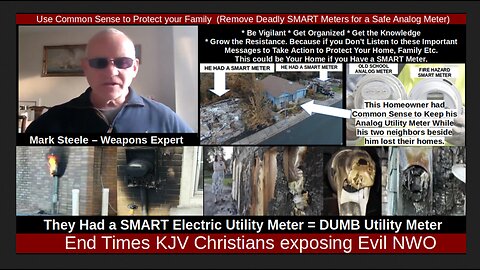 Use Common Sense to Protect your Family (Remove Deadly SMART Meters for a Safe Analog Meter)