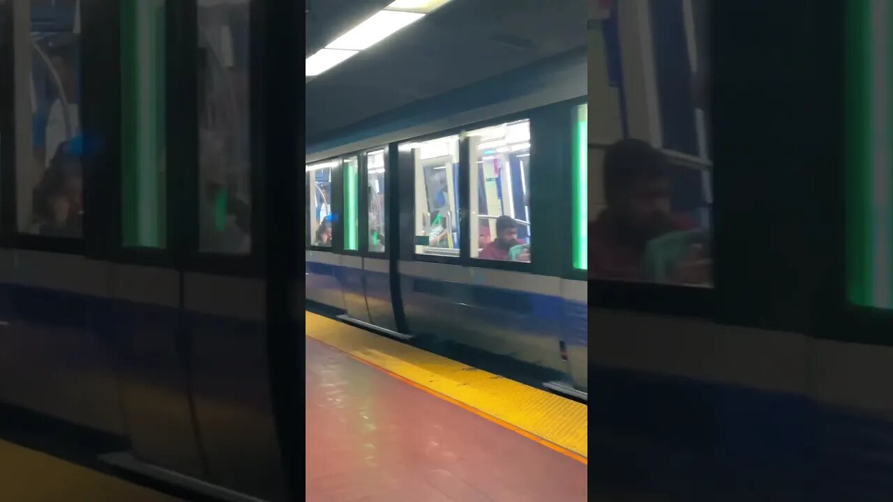 Up close Montréal metro arrivals #viralvideo #train #montreal #travel #railway #metro