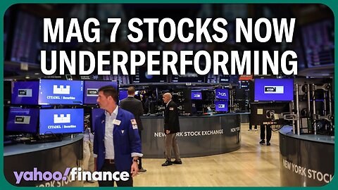 Mag 7 stocks are now underperforming the rest of the S&P 500