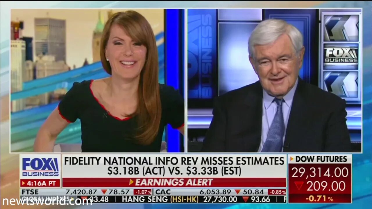 Newt Gingrich on Fox Business Network | Mornings with Maria | February 13, 2020