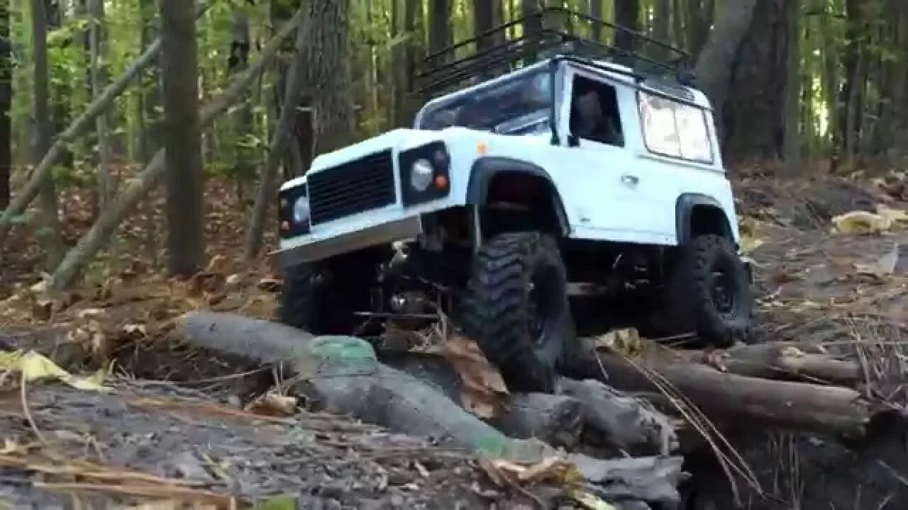 Land Rover Defender Scenic Trail Run With New Luggage Rack