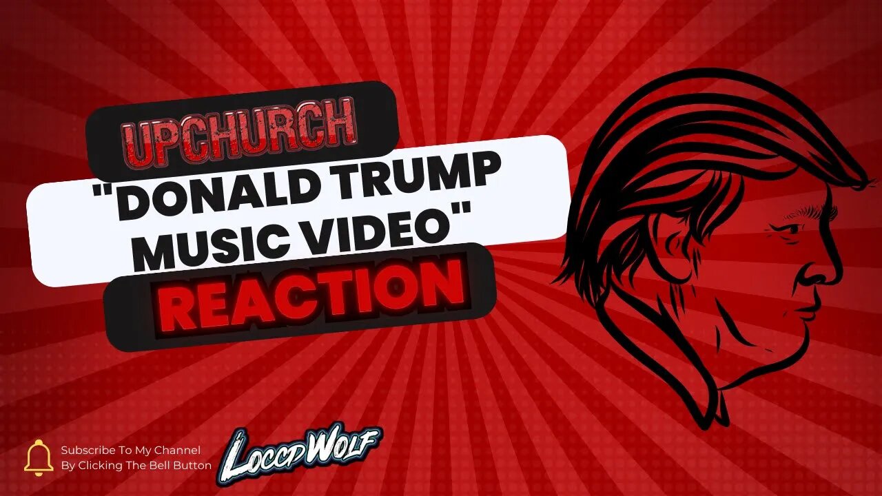 THIS WAS CRAZY FUNNY 😂😂😂! Upchurch “Donald Trump“ MUSIC VIDEO! (REACTION!!!!)