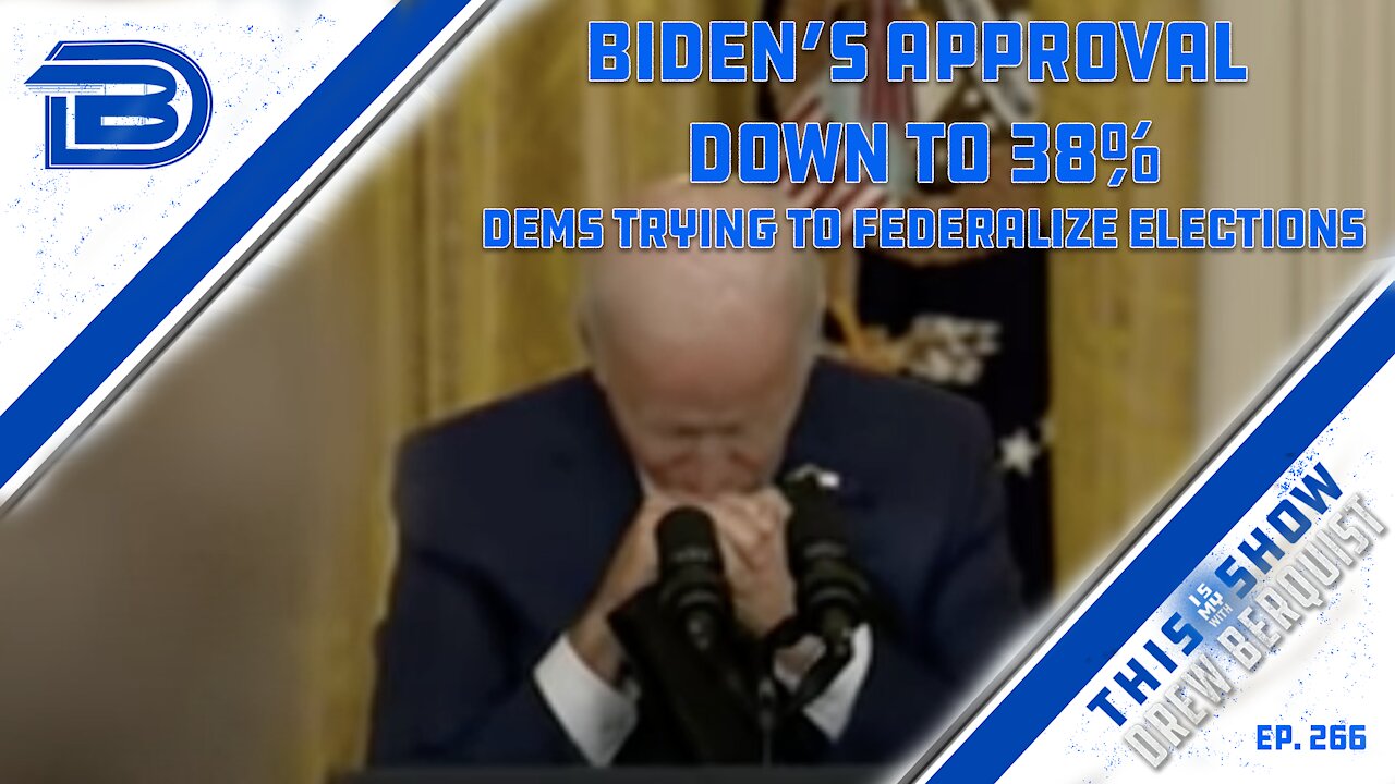 Biden's Approval Rating Sinks to 38% | Democrats Trying To Federalize Elections With HR4 | Ep 266