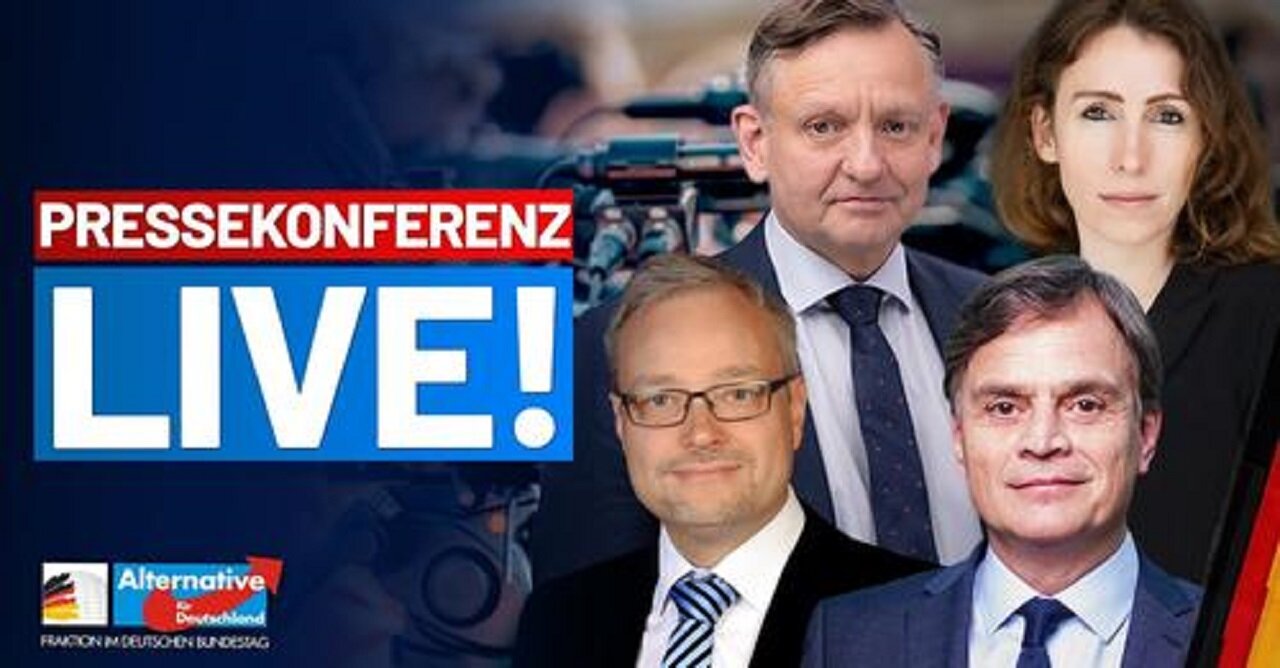 Pressekonferenz der AfD - Finger in die Wunde der Regierung