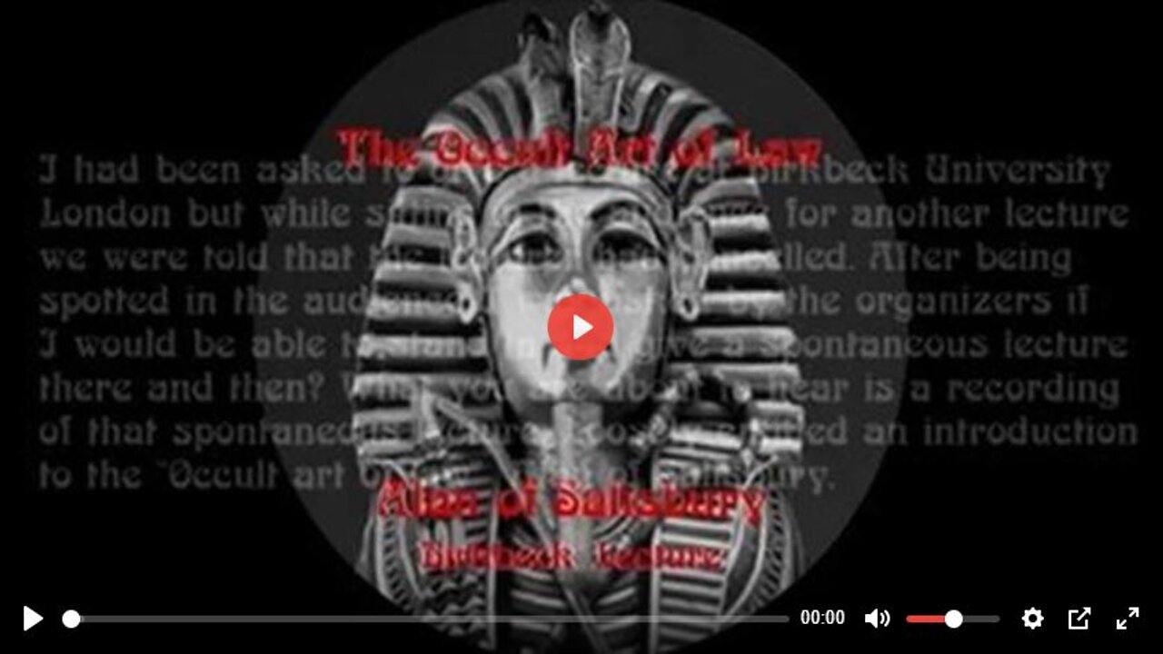 THE OCCULT ART OF LAW - THE ULTIMATE SLAVE SOCIETY by Alan Salisbury