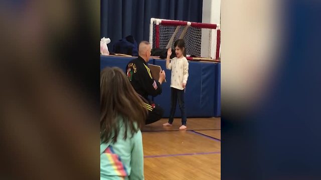 "Young Girl's Inspiring Reaction After Winning At Karate"