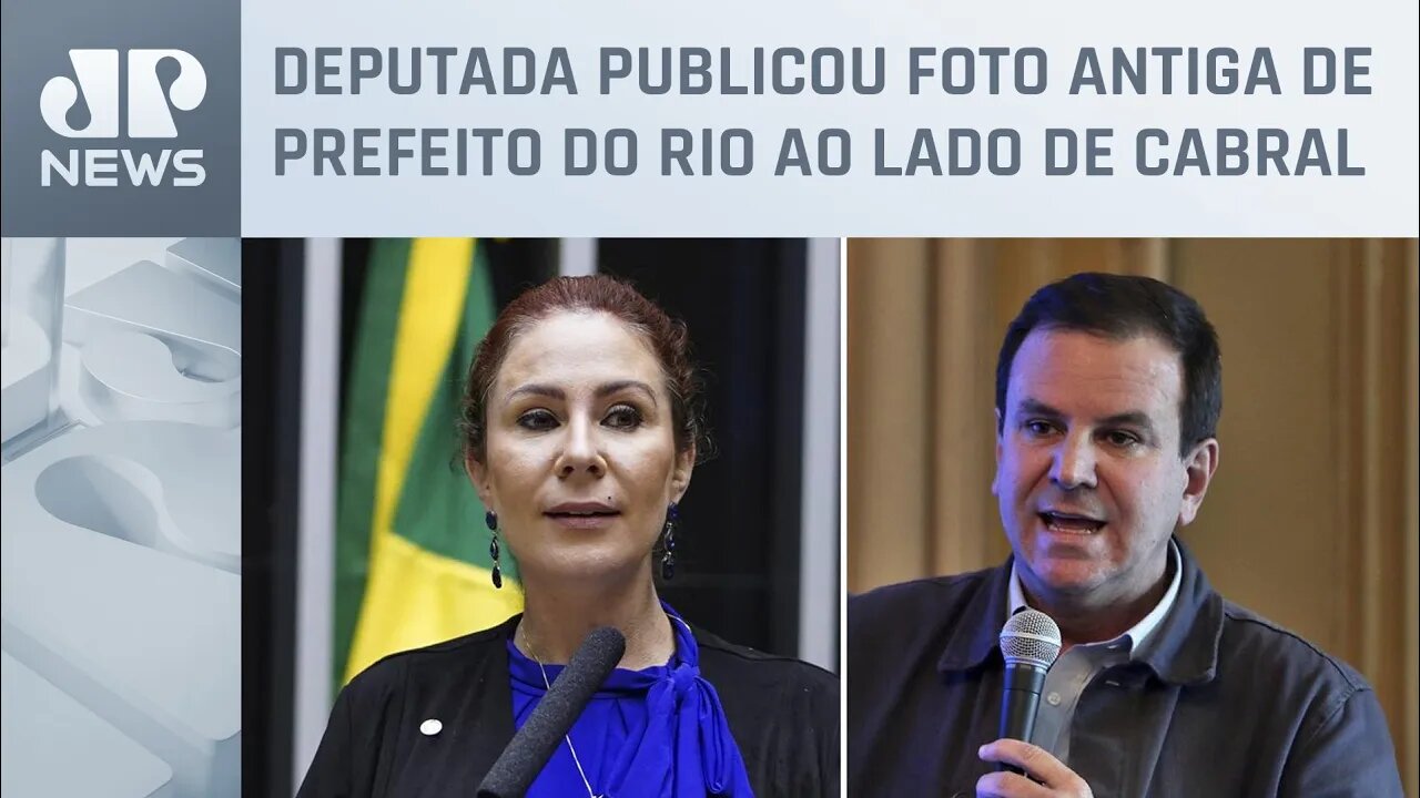 Eduardo Paes acusa Carla Zambelli de mentir em postagem nas redes sociais