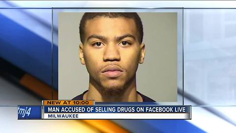 Facebook Live video leads Milwaukee Police to drug dealing arrest