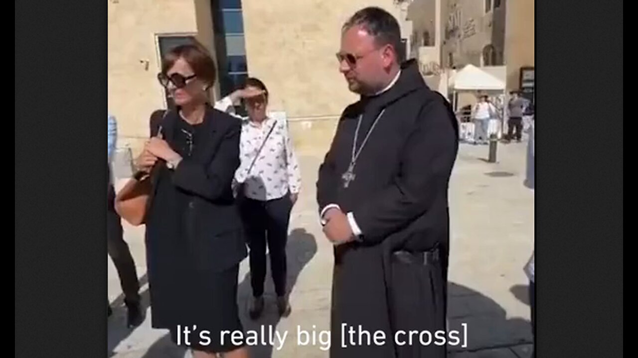 Israeli guards make Catholic Abbot hide his cross because it is offensive